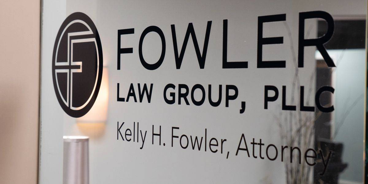 Door sign of Fowler Law Group